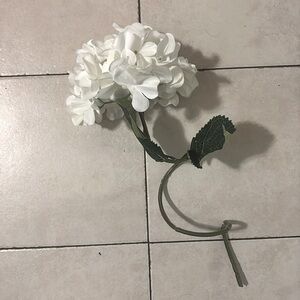 Artificial White hydrangea bunch
